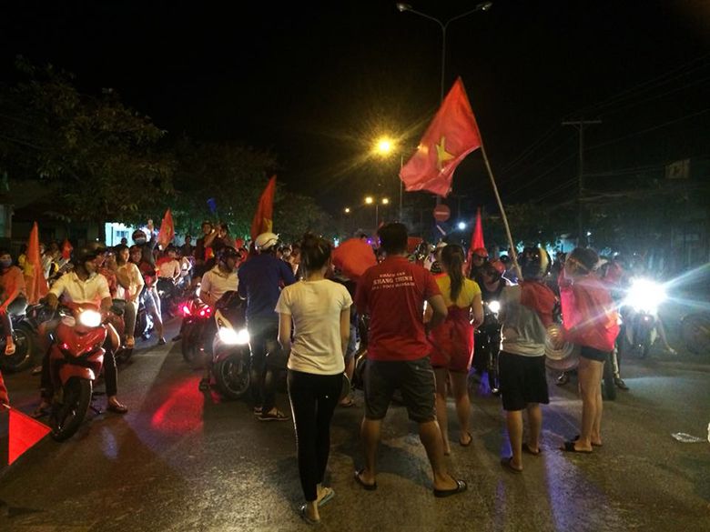 Bình Thuận ăn mừng U23 Việt Nam