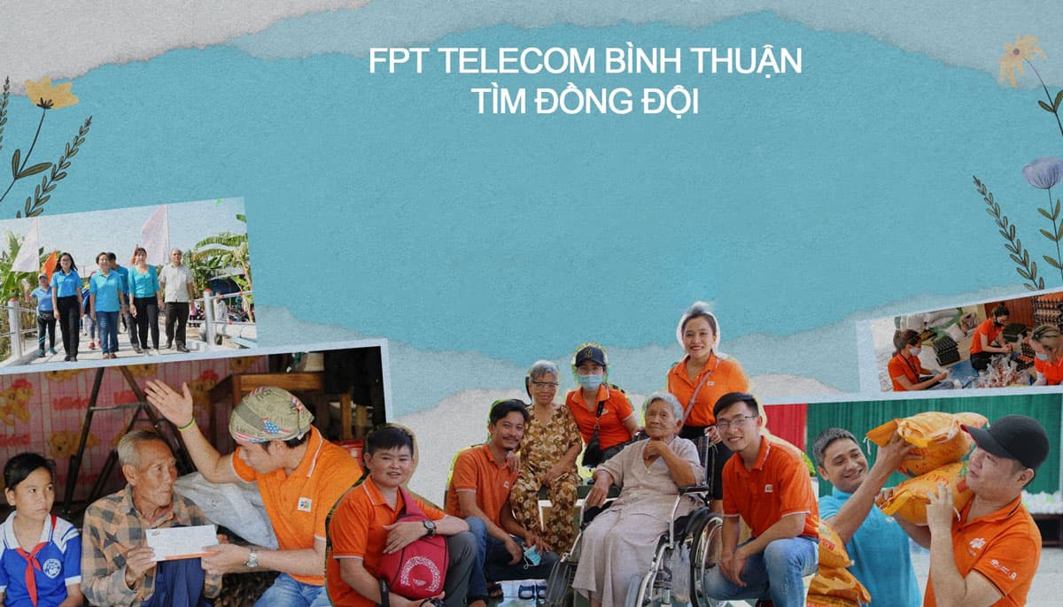 FPT Telecom Bình Thuận thông báo tuyển dụng tại Liên Hương