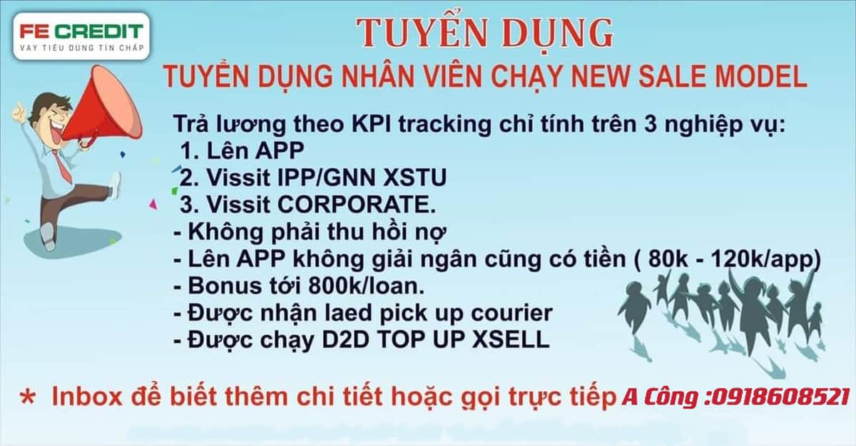 Việt Nam Thịnh Vượng - Khối Kiosk tuyển nhân sự New Sale Model