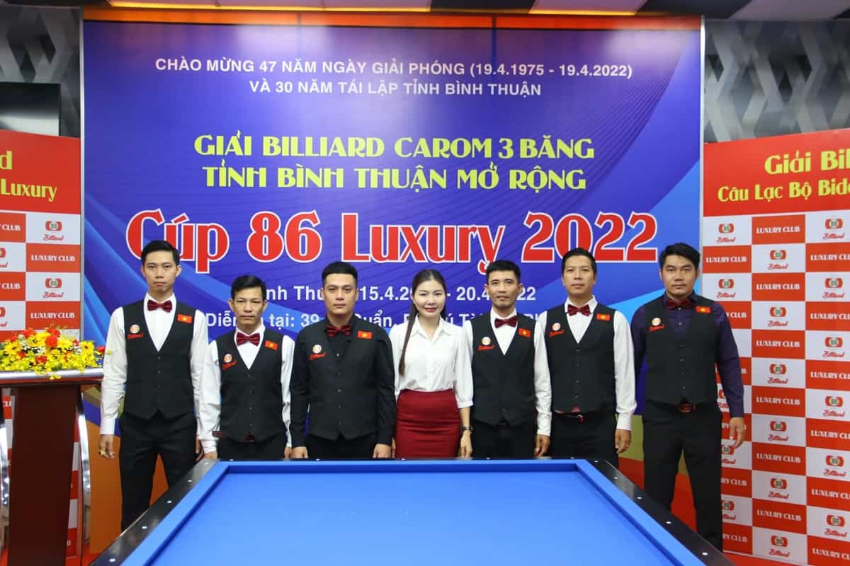 Giải Billiards carom 3 băng Bình Thuận mở rộng 2022 chính thức khởi tranh